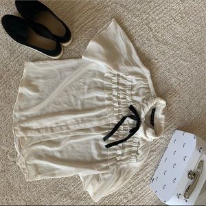 Dress shirt with bow perfect condition